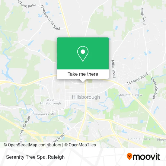 Serenity Tree Spa map