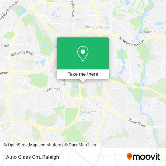 Auto Glass Cm map