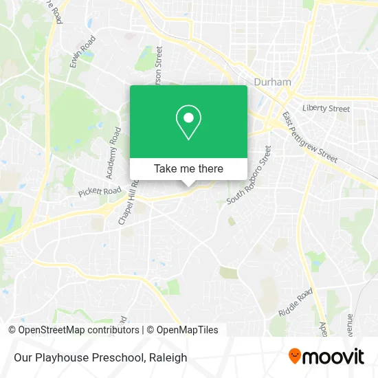 Our Playhouse Preschool map