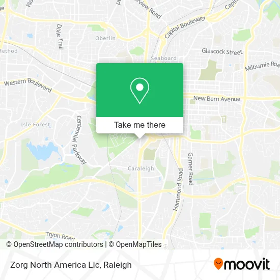 Zorg North America Llc map