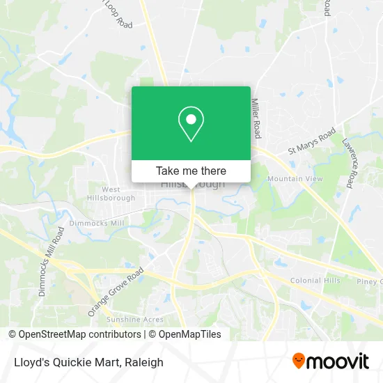 Lloyd's Quickie Mart map