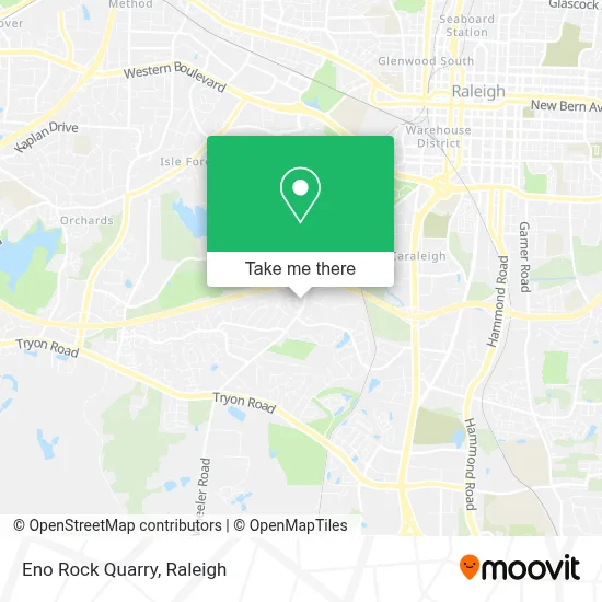 Eno Rock Quarry map