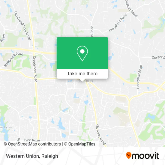 Western Union map