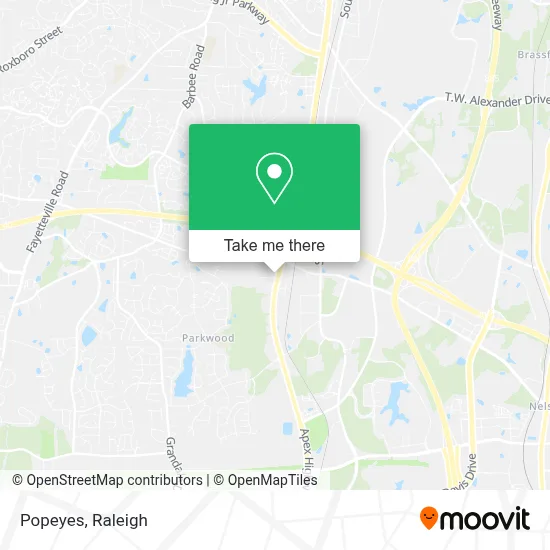 Popeyes map
