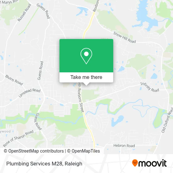 Plumbing Services M28 map