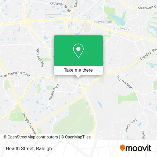 Health Street map
