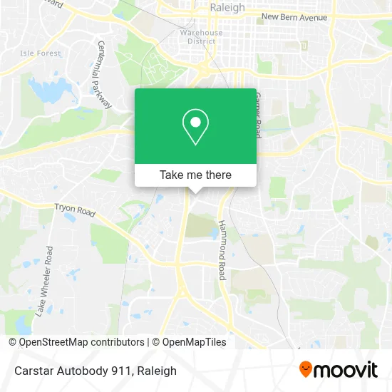 Carstar Autobody 911 map