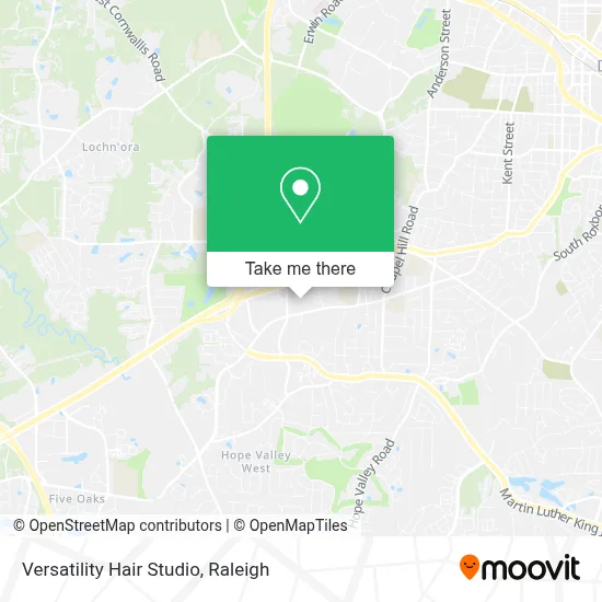 Versatility Hair Studio map