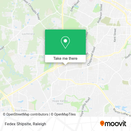 Fedex Shipsite map