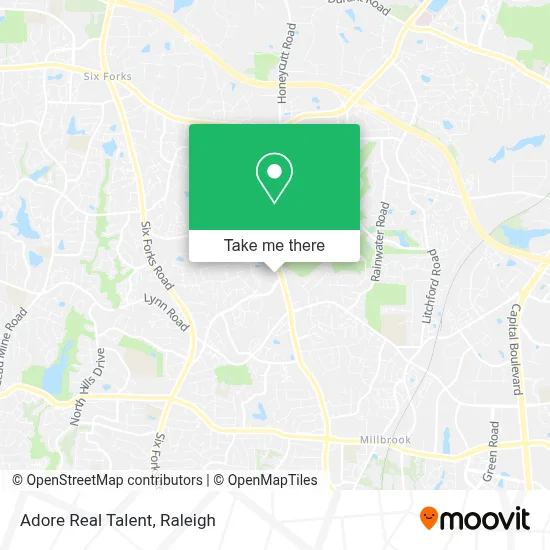 Adore Real Talent map