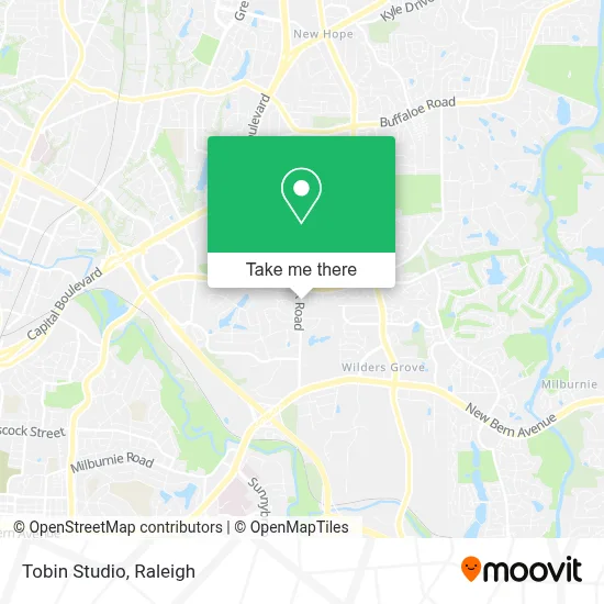 Tobin Studio map