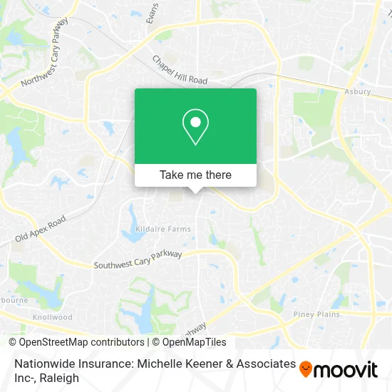 Nationwide Insurance: Michelle Keener & Associates Inc- map