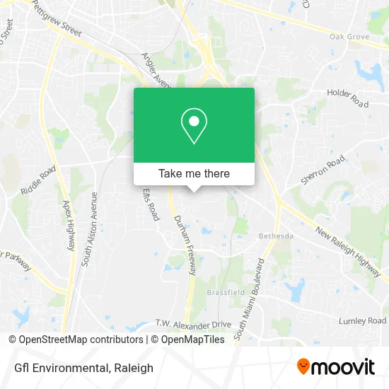 Gfl Environmental map