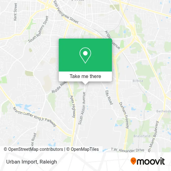 Urban Import map