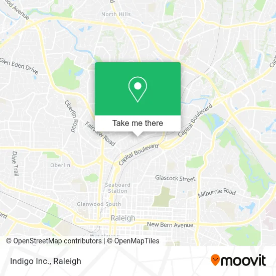 Indigo Inc. map