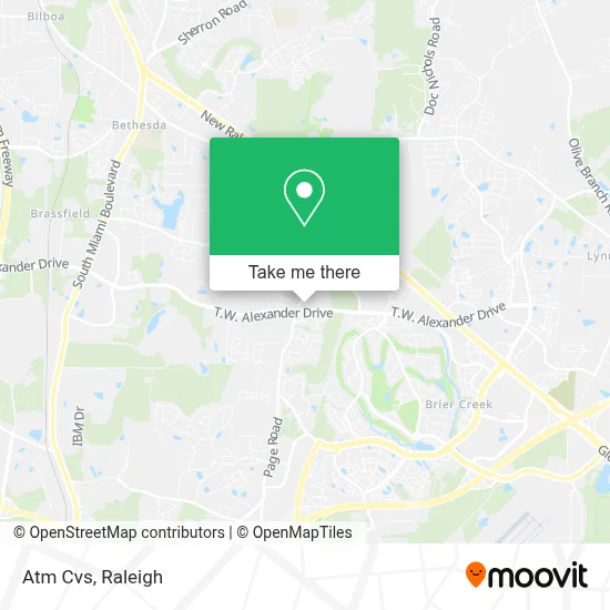 Atm Cvs map