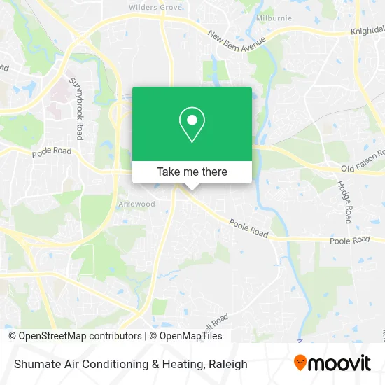 Shumate Air Conditioning & Heating map