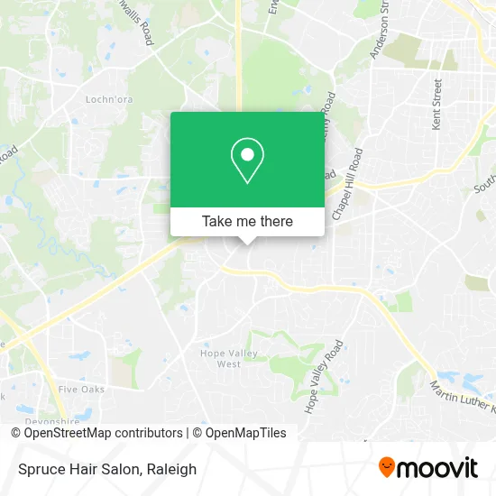 Spruce Hair Salon map