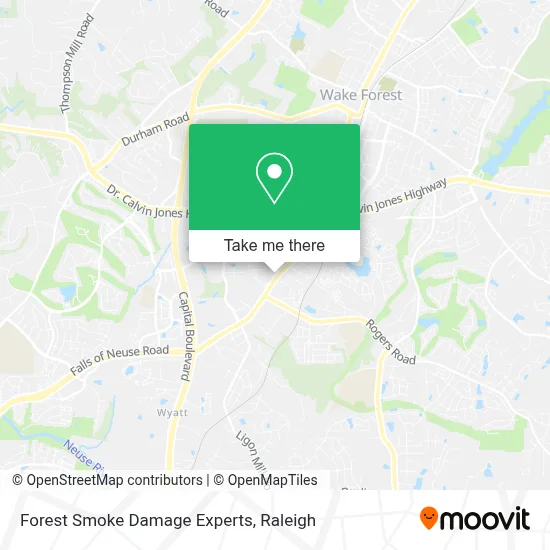 Mapa de Forest Smoke Damage Experts