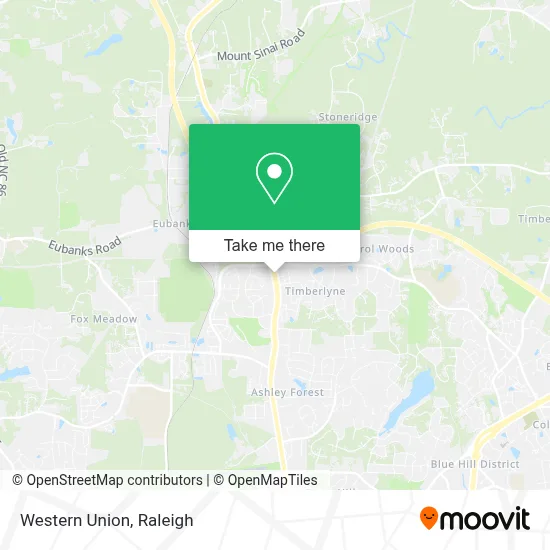Western Union map