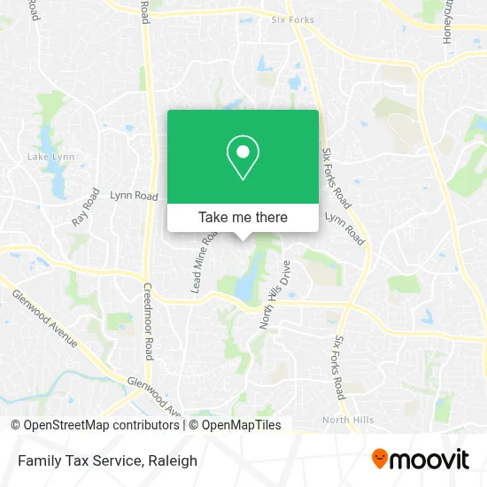 Family Tax Service map