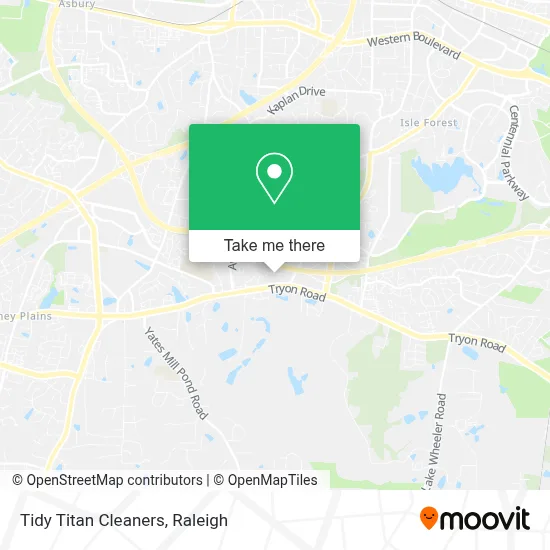 Tidy Titan Cleaners map