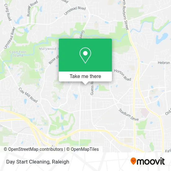 Day Start Cleaning map