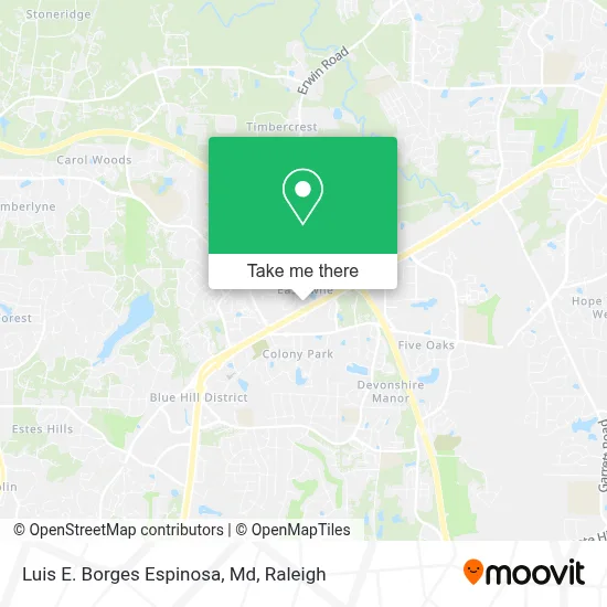 Luis E. Borges Espinosa, Md map