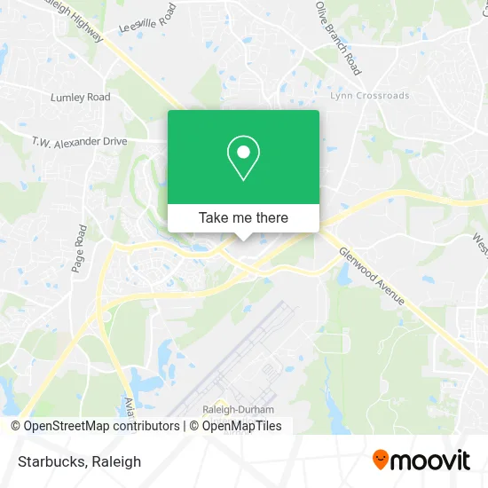 Starbucks map