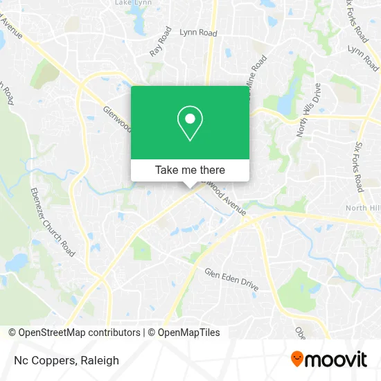 Nc Coppers map