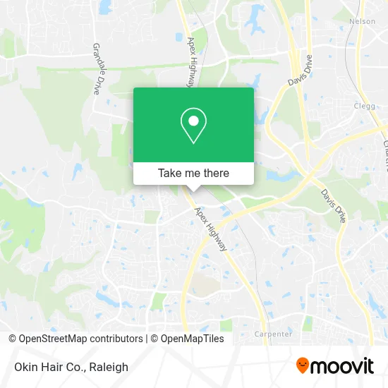 Okin Hair Co. map