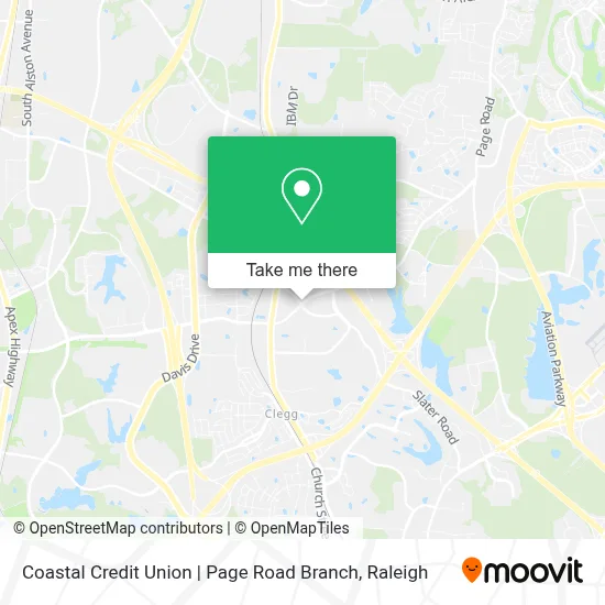 Coastal Credit Union | Page Road Branch map