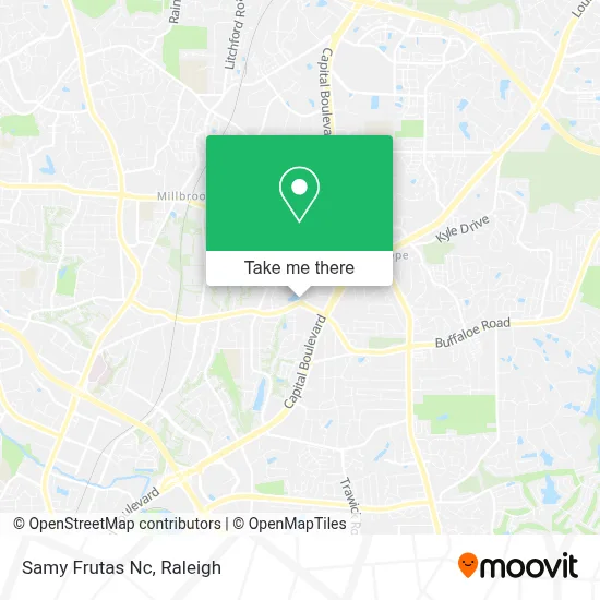 Samy Frutas Nc map