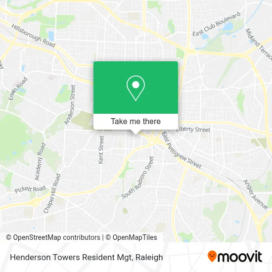 Henderson Towers Resident Mgt map