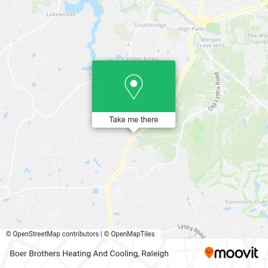 Boer Brothers Heating And Cooling map