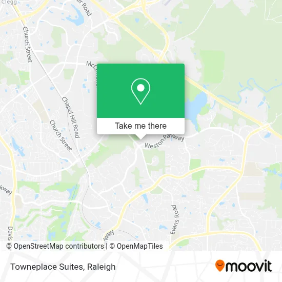 Towneplace Suites map