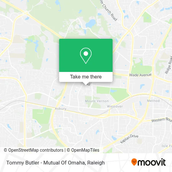 Tommy Butler - Mutual Of Omaha map