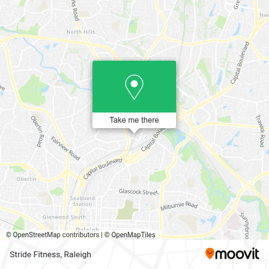 Stride Fitness map
