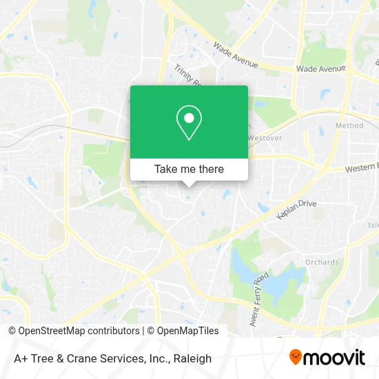 A+ Tree & Crane Services, Inc. map