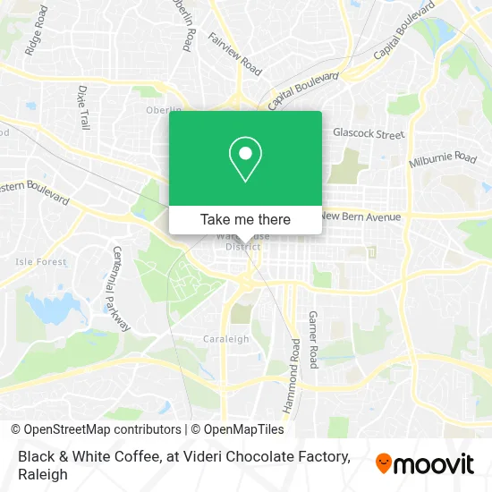 Black & White Coffee, at Videri Chocolate Factory map