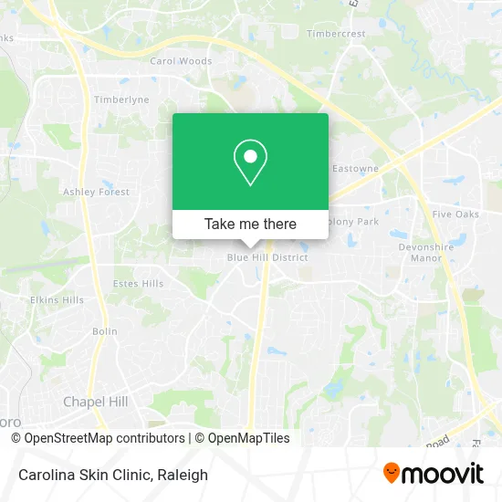 Carolina Skin Clinic map