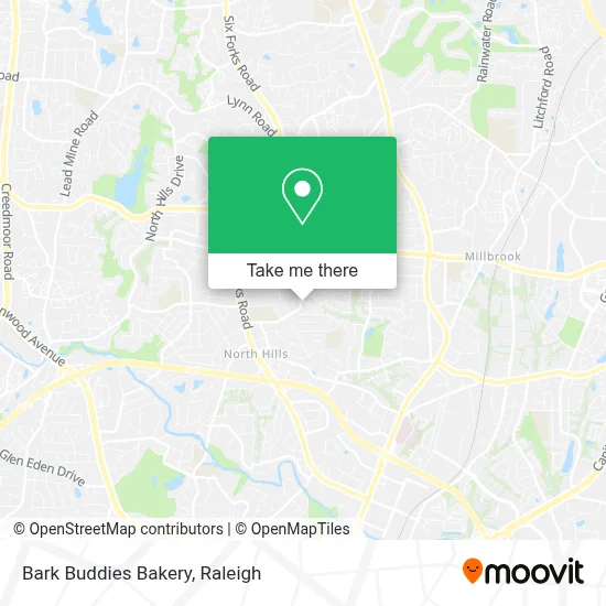 Bark Buddies Bakery map