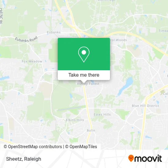 Sheetz map