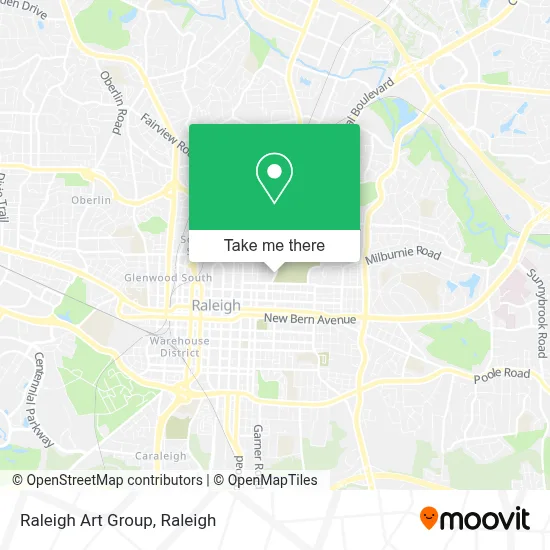Raleigh Art Group map