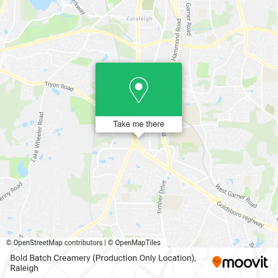 Bold Batch Creamery (Production Only Location) map