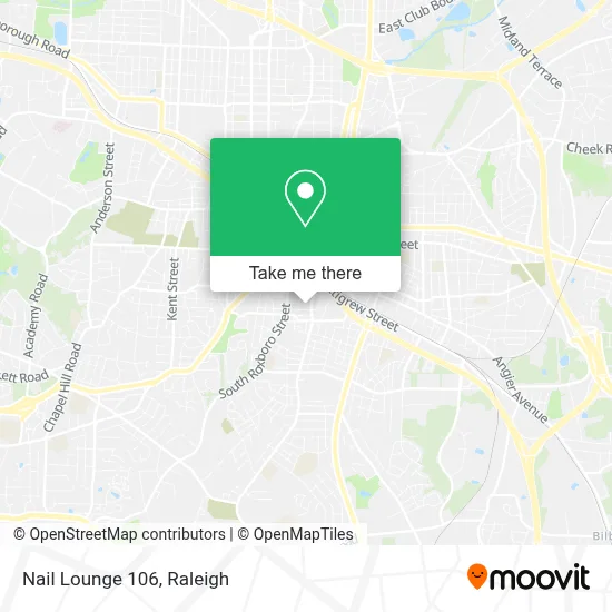 Nail Lounge 106 map