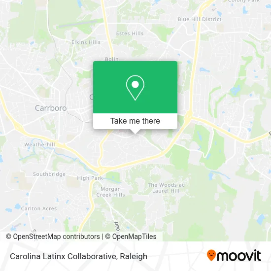 Carolina Latinx Collaborative map
