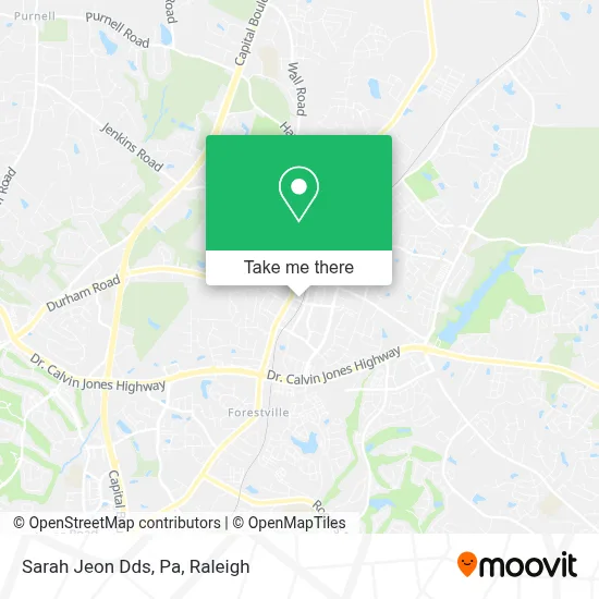 Sarah Jeon Dds, Pa map