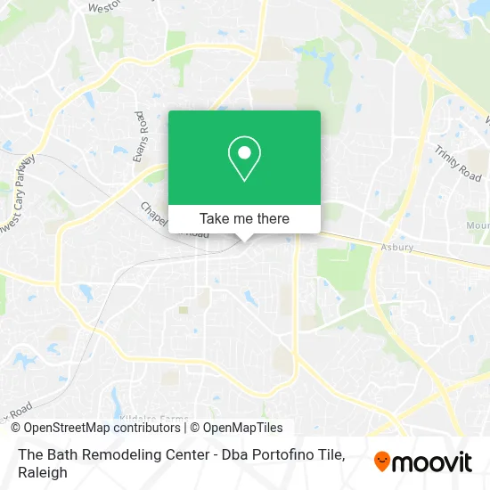 The Bath Remodeling Center - Dba Portofino Tile map
