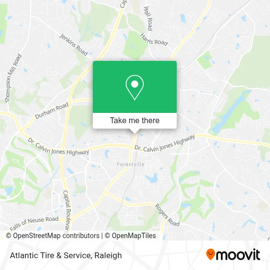Mapa de Atlantic Tire & Service